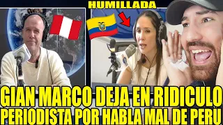 GIANMARCO deja en RIDÍCULO A ECUATORIANA por CRITICAR la COMIDA PERUANA!