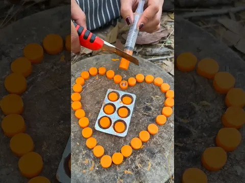 The guy shows SURVIVAL skills #survival #bushcraft #outdoors #lifehack #camping