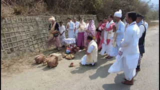 THAMBALNU SCHOOL BUS ACCIDENT SITE IS HAUNTED. LOCAL PRIESTS FROM SANA KONUNG OFFERED PRAYERS TODAY.