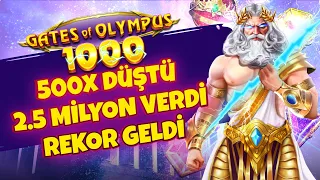 GATES OF OLYMPUS 1000 TÜRKÇE | SUPER SCATTER | 2.500.000 MİLYONA YÜRÜDÜK REKOR GELDİ