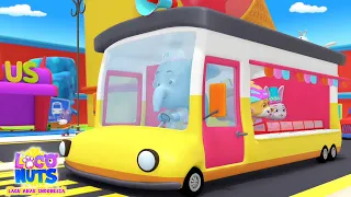 Roda di Atas Truk Es Krim,Terbaik Video Pembelajaran Untuk Anak-Anak