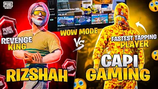REVENGE KING VS FASTEST SINGLE TAP PLAYER | PLAYING WORLD OF WONDER(WOW) |  PUBG MOBILE @capigaming