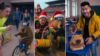 CAPI A CAPIVARA QUE TODOS AMAM😱🔥 – Compilação Completa!