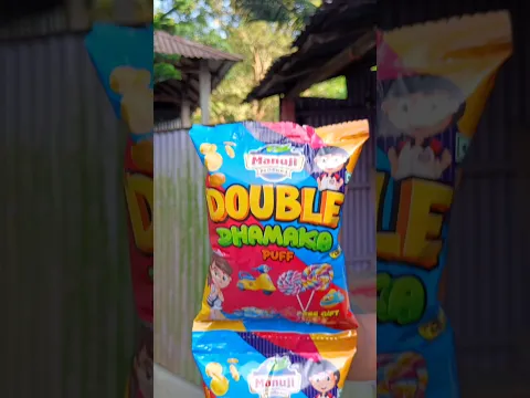 MANU JI DOUBLE DHAMAKA KURKURE PACKET 💥😱 #shorts #freegiftinside