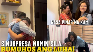 SINURPRESA NAMIN ANG PAMILYA KO SA PILIPINAS! BUMUHOS ANG LUHA 🥹