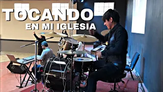 Tocando En Mi Iglesia | Culto 25/07/21 🥁🎶🎤🎧