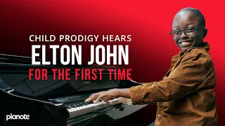 Child Prodigy Hears "Crocodile Rock" (Elton John) For The First Time