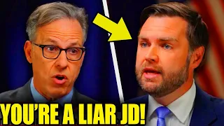 Watch JD Vance SCREAM At Host After CAUGHT In LIE!