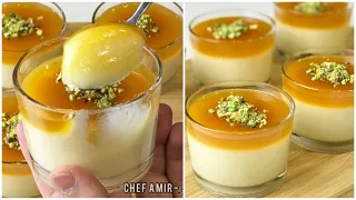 عندك حليب؟ حضري تحلية باردة بدون نشاء و بدون فرن و بدون فلو و بدون بيض و بدون كريم شنتي ولا باتسيير