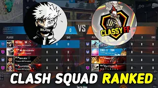 Road To Grandmaster Clash Squad Ranked 🔥|| Bilash Gaming vs Classy Free Fire❤ Epic Match!!!!