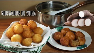🍠 Como hacer NUEGADOS de YUCA COCIDA 🍠
