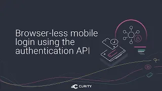 Browser-less mobile login using the authentication API