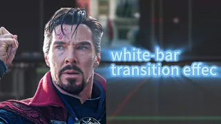 white-bar transition effect