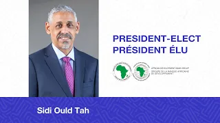 Sidi Ould Tah, President-elect: "Now, let's go to work: I'm ready!"
