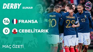 Fransa 14-0 Cebelitarık | EURO 2024 Avrupa Şampiyonası Elemeleri B Grubu