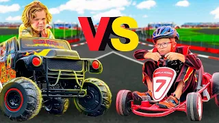 Monster Truck Kids Race Power Wheels Monster Trucks and Race Cars | Kids Videos for Kids