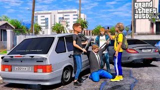 ОПЕРСКАЯ ЕЗДА В GTA 5 - УГНАЛИ ОПЕРСКУЮ ЧЕТЫРКУ С БАКИНСКИМ ПЕРЕДКОМ! ШКОЛЬНИК ЗАБИЛ СТРЕЛУ! 🌊ВОТЕР
