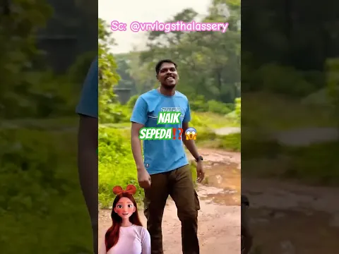 NAIK SEPEDA‼️ Source: @vrvlogsthalassery#remix #dubbing #shorts #trending