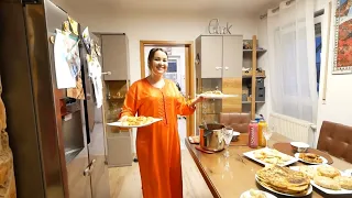 أخيرا جات وجابت معاها 😂😂فطور مغربي لاول مرة 😍