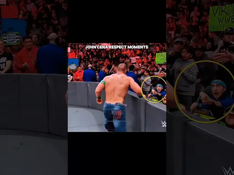 John Cena Respect moments 💙🫡