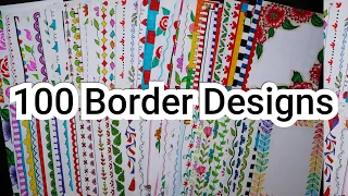 100 Border Designs/Border Designs for Project File/100 Quick and Easy Border Design ideas