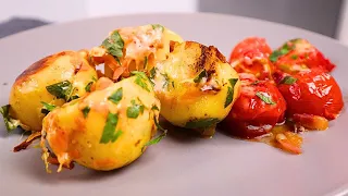 КАРТОШКА С ПОМИДОРАМИ ВКУСНЕЕ МЯСА!!! Такой вкусной картошки я еще не ел. Простой рецепт ACMP!
