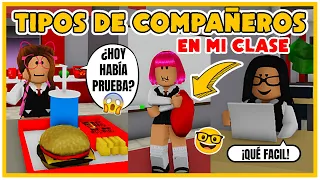TIPOS DE COMPAÑEROS EN CLASE 🤓