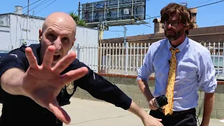 I confronted a cop who steals trash