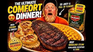 My Guys Were Hungry… So I Made This Delicious Steak Dinner! 🥩