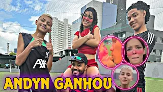 ANDYN E KAMYLINHA SE B3IJA NA FRENTE DO GABB😱ANDYN GANHOU O JOGO👀GABB CHOROU😬