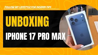iPhone 17 Pro Max Unboxing + First Impressions!