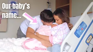 OFFICIAL BABY NAME REVEAL