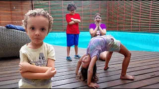 Caio e Cadu em uma História Engraçada de uma Nova Irmã.