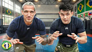 Entrené con Charles Oliveira