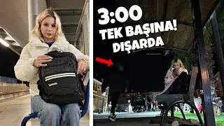 GECE YARISI TEK BAŞIMA DIŞARDA KALDIM!