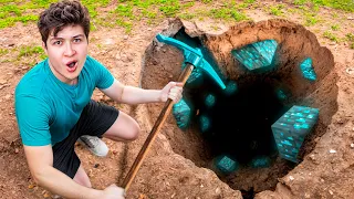 Jugué Minecraft En La Vida Real Por 100 Horas