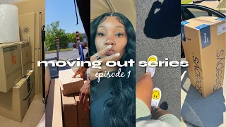 moving out series ep 1 : pack with me to move into my apartment