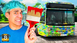PINTAMOS EL AUTOBÚS Por SORPRESA (SALE MAL...)