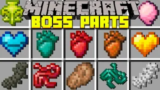 Minecraft BOSS PARTS MOD! (Upgrade and Combine All Bosses!)