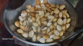 Bangladesh street food puri.