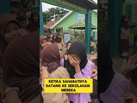 momen haru ketika bertemu sahabat yang pindah sekolah ‼️‼️ #sahabat #haru #sekolah #nangis