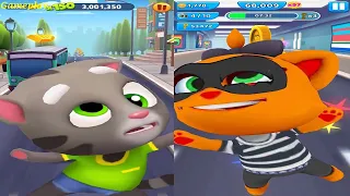 TALKING TOM GOLD RUN Talking Tom VS Panda Panda Run Game koko the robber Gameplay 2021