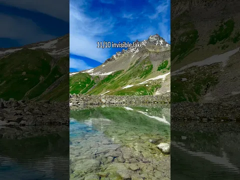 Beautiful Mountain Lake 😍🤩🏔️ Rate this lake in the comments 🤝 #mountains #nature #hiking