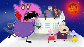 Pepa Pig Danny Dog Gaint Zombie | NEW EPISODE PEPPA PIG 2024