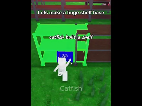 The best huge shelf base 😂 #99nightintheforest #roblox #usa