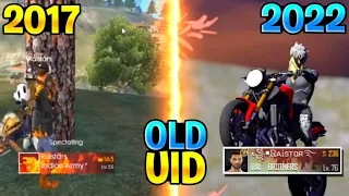 FREE FIRE PLAYERS 2017 VS 2022