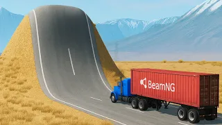 Cars vs Giant Bulge in BeamNG Drive #8