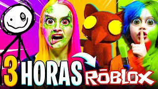 3 HORAS COM OS MELHORES JOGOS DE ROBLOX 😍 ( Alec GO! )