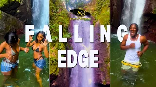 Falling Edge Waterfalls a Journey Through the Underworld with Armanii and Pink fox #travel #jamaica