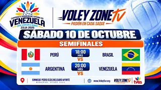 SEMIFINALES || 10/10 || CAMPEONATO SUDAMERICANO U19 FEMENINO DE VOLEIBOL VENEZUELA 2026